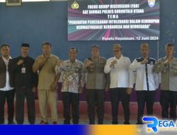 Polres Gorut Gelar FGD Bersama Masyarakat Ponelo Tentang Intoleransi