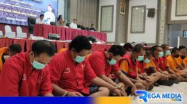 Caption: press conference, Polda Jatim ungkap hasil Operasi Sikat Semeru 2024, (dok. regamedianews). 