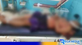 Caption: tampak korban penganiayaan sudah dalam keadaan meninggal dunia, (dok. regamedianews). 