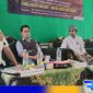 Caption: Kasat Resnarkoba Polres Sampang saat penyuluhan bahaya narkoba di pondok pesantren, (dok. regamedianews). 
