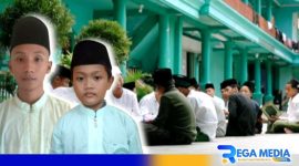 Caption: Santri Ponpes Al-Ihsan Jrangoan, Fiky Ramadhani (kiri) dan M Sahdan Wahid (kanan), Juara 1 KSM tahun 2024, (dok. regamedianews). 