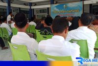 Caption: salah satu Ketua BPD di Kecamatan Omben menyampaikan aspirasi penolakan pergantian Pj Kades, (dok. regamedianews). 