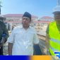 Caption: Ketua Komisi D DPRD Bangkalan monitoring pembangunan gedung RSUD Syamrabu, (dok. regamedianews). 