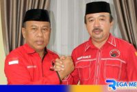 Caption: Ridwan Yasin (kiri) bersama Muksin Badar (kanan). 