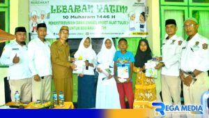 Ratusan Anak Yatim di Gorut Terima Alat Tulis Sekolah