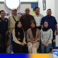 Caption: Pengurus DPP Partai Nasdem Bagian Hukum, Regginaldo Sultan, pose bersama saat monitoring ke kantor DPD Nasdem Sampang, (dok. regamedianews). 