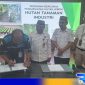 Caption: penandatanganan hasil rapat dan koordinasi PBPH oleh PT GCL dan PT GNJ di kantor Bupati Gorut, (dok. regamedianews). 