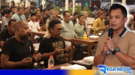 Caption: Kapolres Sampang AKBP Hendro Sukmono saat melaksanakan kegiatan Piramida, (dok. regamedianews). 