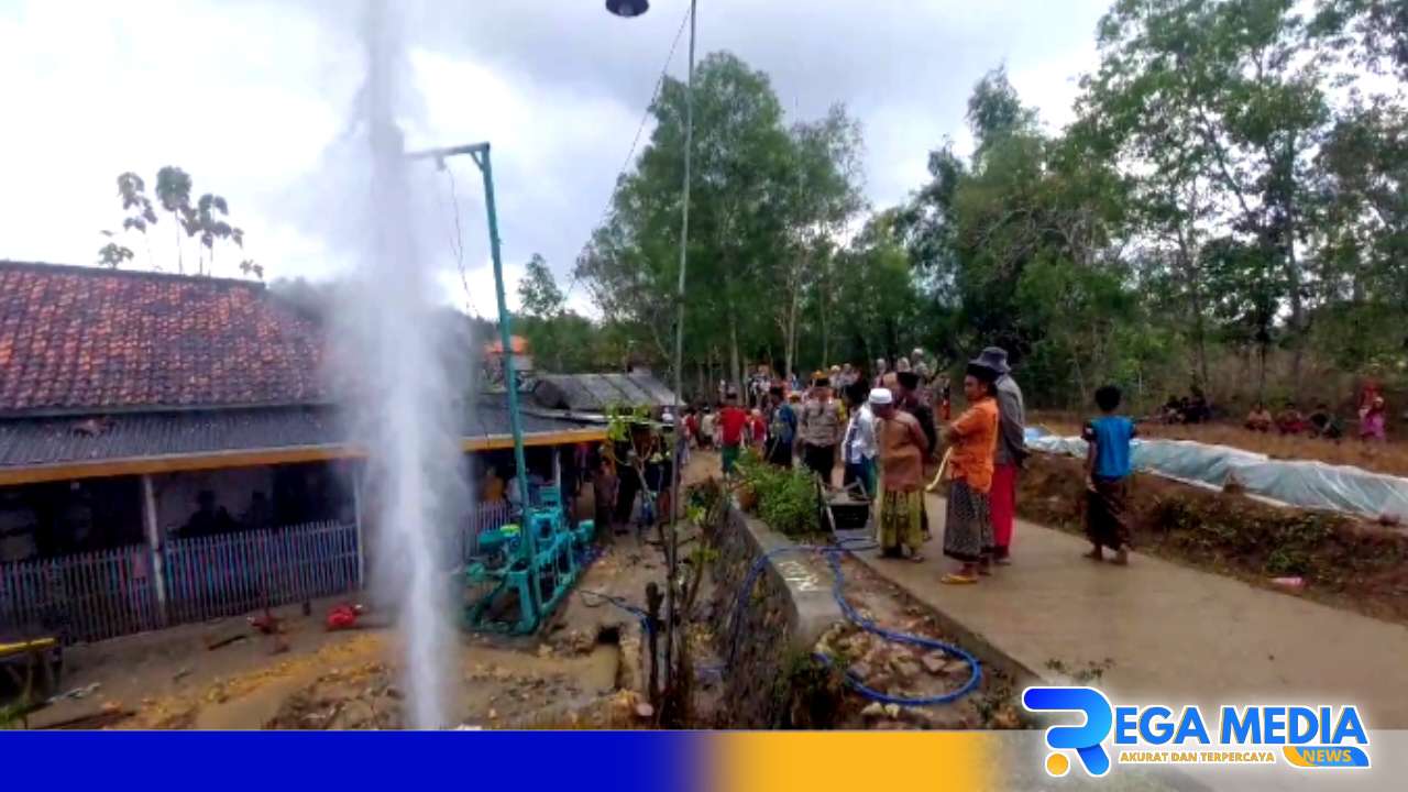 Heboh, Sumur Bor di Sampang Semburkan Air Setinggi 25 Meter