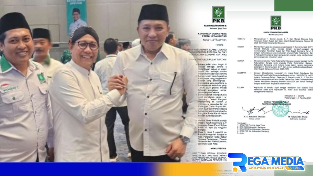 Semakin Mantap Melangkah, Pasangan Jimad Sakteh Resmi Mendapatkan Rekom PKB