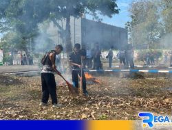 Sambut Dua Momen, Lapas Narkotika Pamekasan Kerja Bakti di TMP