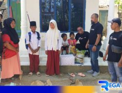 PWS Sentuh 4 Bocah Yatim, Ditinggal Sang Ayah Saat Covid