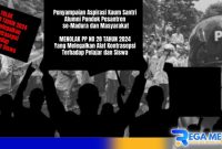 Caption: ilustrasi aksi demonstrasi. 