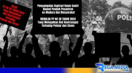 Caption: ilustrasi aksi demonstrasi. 