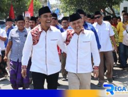 Lukman-Fauzan Daftar Ke KPU Bangkalan Ditengah Dukungan Meriah