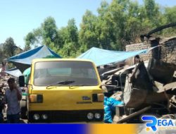 Dampak Kebakaran Gudang, Rumah Warga Sampang Rata Jadi Arang