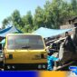 Caption: tampak gudang rongsokan dan rumah warga sekitar hancur akibat kebakaran, (dok. regamedianews). 