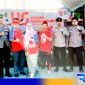 Caption: jajaran panitia JJS Pemdes Gunung Rancak bersama Kapolsek beserta anggotanya dan Koramil Robatal, (dok. regamedianews). 