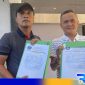 Caption: paslon bupati dan wakil bupati, Lukman-Fauzan, saat tes medical check up di RSPAL Dr.Ramelan Surabaya, (dok: regamedianews).