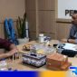 Caption: Kalapas Kelas IIA Pamekasan saat koordinasi dengan Kabid Pemberantasan dan Intelejen BNNP Jatim, (dok. regamedianews). 