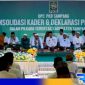 Caption: disela saat berlangsungnya konsolidasi kader dan deklarasi pemenangan DPC PKB Sampang terhadap pasangan Jimad Sakteh. 