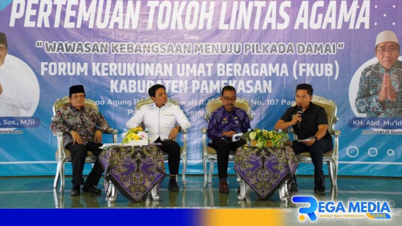 Caption: berlangsungnya pertemuan tokoh lintas agama yang diselenggarakan FKUB Pamekasan, (dok. regamedianews). 