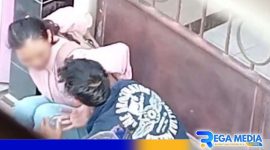 Caption: screenshot video viral dugaan penganiayaan terhadap mahasiswi di Bangkalan, (dok. regamedianews). 