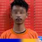 Caption: mahasiswa UTM inisial (F) pelaku penganiayaan saat diamankan Polres Bangkalan, (dok. regamedianews). 