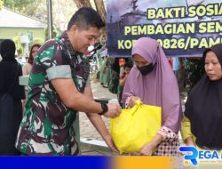 Peringati HUT TNI, Kodim Pamekasan Adakan Bhaksos