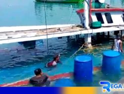 Perahu Nelayan Pulau Mandangin Sampang Tenggelam