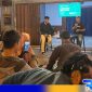 Caption: diskusi santai Cabup-Cawabup Bangkalan Mathur dan Jayus bersama kalangan pemuda, (dok. regamedianews). 