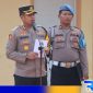 Caption: Kapolres Sampang AKBP Hendro Sukmono saat memberikan arahan kepada anggota Polsek jajaran, (dok. Humas Polri). 