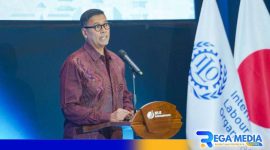 Caption: Direktur ILO untuk Indonesia dan Timor Leste, Simrin Singh, (sumber foto: BPJS Ketenagakerjaan). 