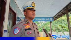 Polantas Sampang Warning Pengendara Tertib Lalulintas