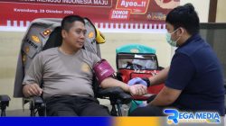 Polres Gorut Gelar Aksi Donor Darah