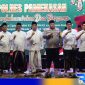 Caption: pose jajaran forkopimda Pamekasan usai bersholawat dan doa bersama, (dok. regamedianews). 