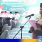 Caption: Kapolres Pamekasan AKBP Jazuli Dani Iriawan sampaikan sambutan saat gelar sholawat dan doa bersama, (dok. regamedianews). 