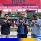 Caption: sejumlah ketua organisasi wartawan tolak Pj Gubernur dan Kadispora Jatim datang ke Bangkalan selama Popda berlangsung, (dok. regamedianews). 