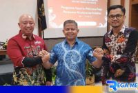 Caption: Kalapas Narkotika Kelas IIA Pamekasan saat mengikuti optimalisasi layanan kesehataan warga binaan di Bali. 