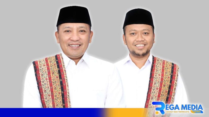 Caption: pasangan calon Bupati-Wakil Bupati Sampang nomor urut 02, H. Slamet Junaidi - KH. Ahmad Mahfud (Jimad Sakteh). 