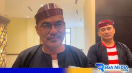 Caption: H. Fathurrahman wakil ketua DPRD Bangkalan, saat diwawancara awak media, (dok. regamedianews). 