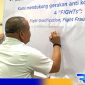 Caption: penandatanganan komitmen mendukung gerakan anti korupsi oleh Kepala BPJS Ketenagakerjaan Madura. 