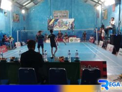 Atlet Ganda Putra Omben Berlaga di Turnamen Badminton HUT Brimob Ke-79