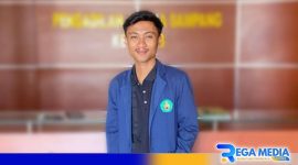 Caption: Syahrul Romadhon, koordinator isu Politik Hukum dan HAM Badan Eksekutif Mahasiswa (BEM) Nusantara Jawa Timur, (dok. regamedianews). 
