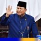 Caption: Presiden Republik Indonesia Prabowo Subianto, (sumber foto. PPID Setkab). 