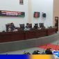 Caption: berlangsungnya rapat paripurna penetapan Bupati-Wabup terpilih di Gedung Graha Paripurna DPRD Sampang, (dok. regamedianews). 