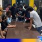 Caption: petugas kepolisian Pohuwato saat merazia tempat hiburan malam, (dok. regamedianews). 