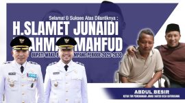 Caption: ucapan selamat dan sukses dari Ketua Tim Kordinator Jimad Sakteh Desa Batorasang, Kecamatan Tambelangan, Kabupaten Sampang, (dok. regamedianews). 