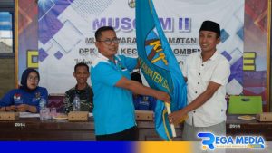 Tongkat Estafet Kepemimpinan KNPI Kecamatan Omben Berganti