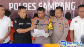 Caption: konferensi pers, Kapolres Sampang ungkap kronologi kasus curanmor di wilayah hukum Polsek Tambelangan, (dok. Humas Polri). 